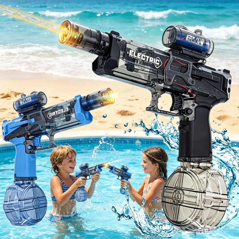 Outdoor Adventure Games - Children Continuous Fire Electric Water Guns