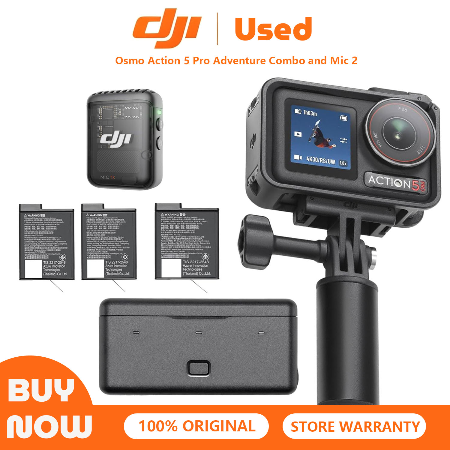 Outdoor Adventure Videos - Refurbish Used DJI Osmo Action 5