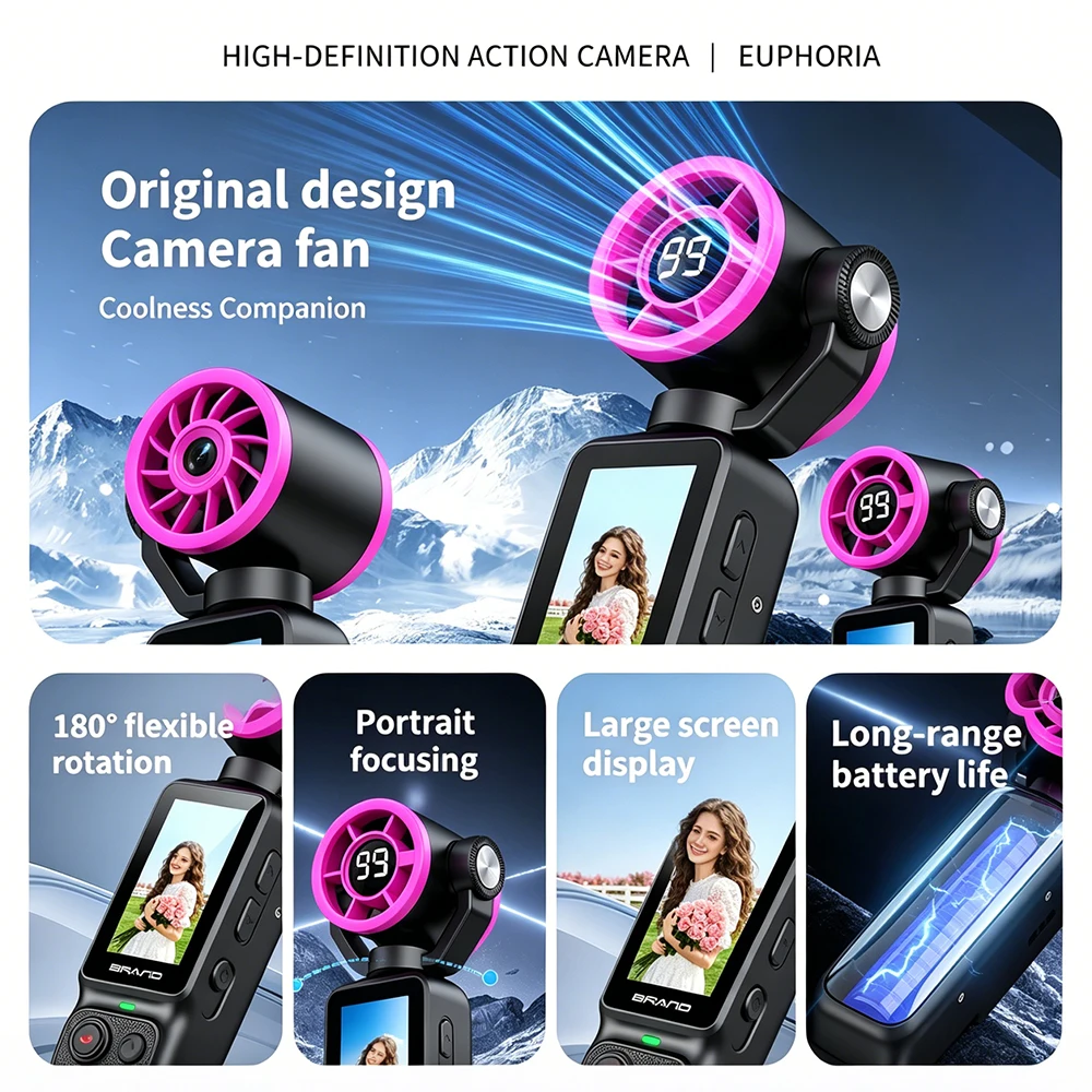 Pocket Fan Action Camera Focus - огляд і ціна Outdoor Adventure Videos