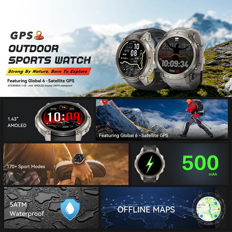 Sports Smart Watch GPS Offline - огляд і ціна Outdoor Adventure World