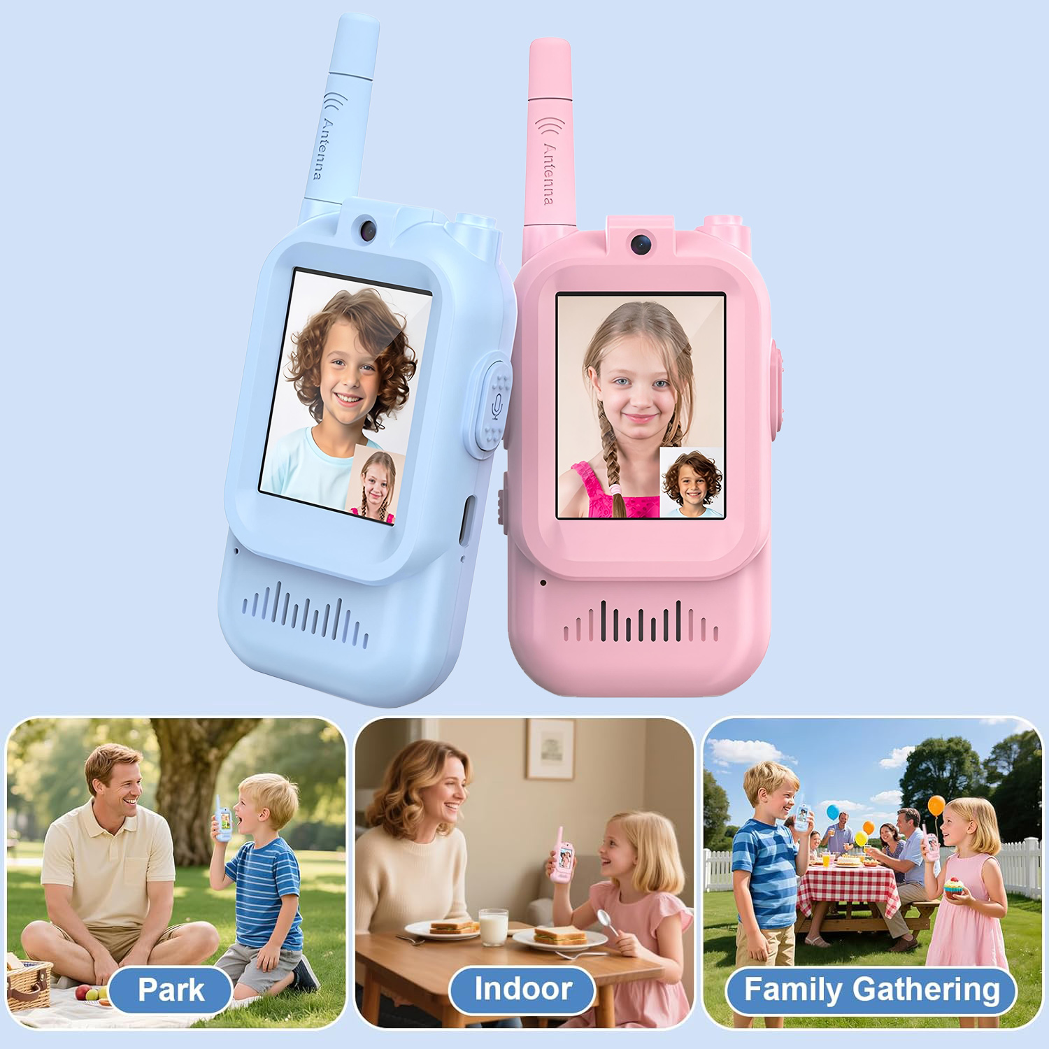 2pcs Kids Video Walkie Talkie  - огляд і ціна Outdoor Adventure Videos