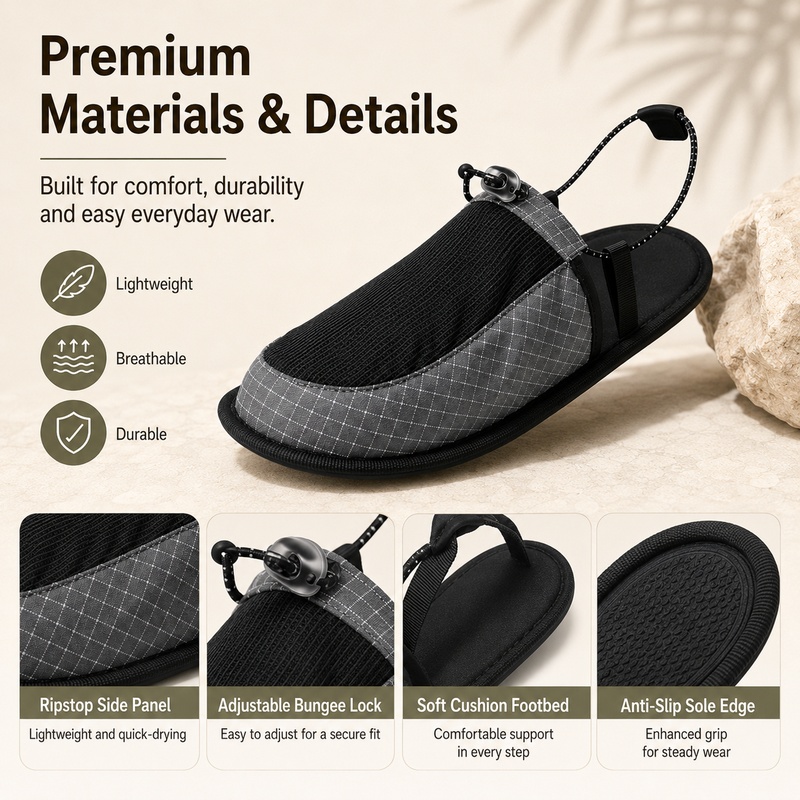 Foldable Quick Dry Water Slipp - огляд і ціна Outdoor Adventure Shoes