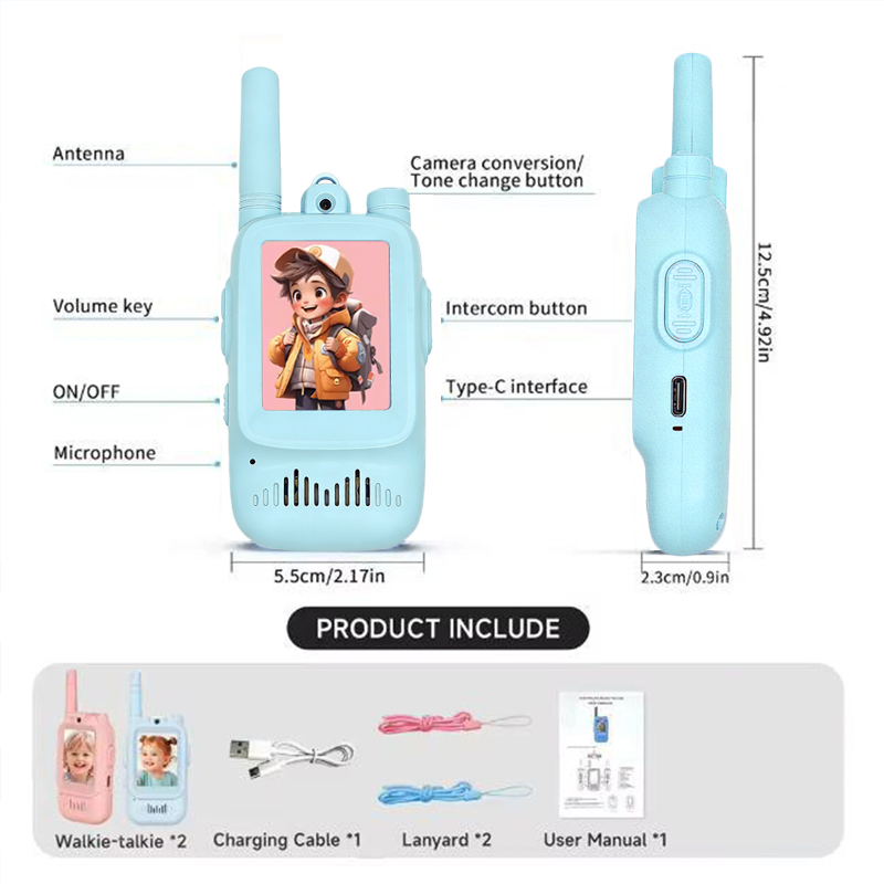 2pcs Kids Video Walkie Talkie  - огляд і ціна Outdoor Adventure Videos