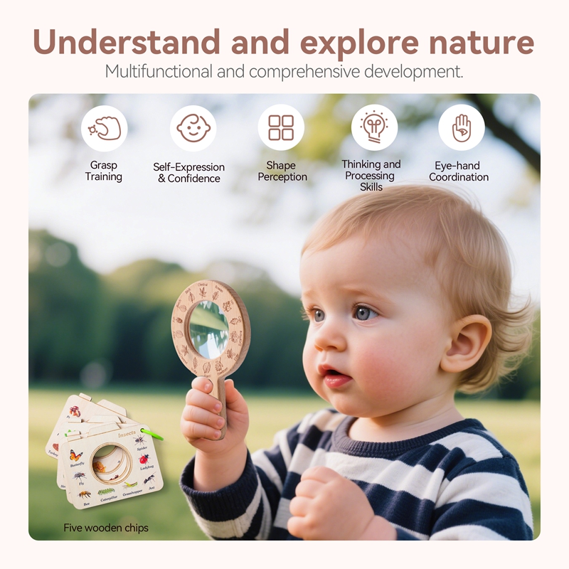Wooden Montessori Toy Magnifyi - огляд і ціна Outdoor Adventure Games