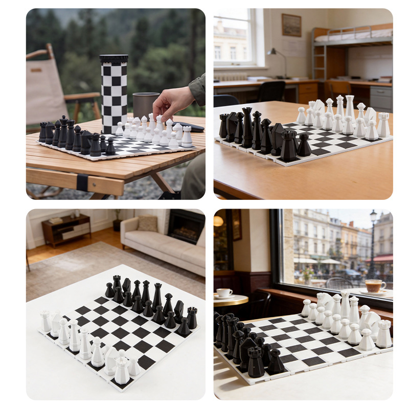 2 in 1 Portable Chess Game Set - огляд і ціна Outdoor Adventure Games